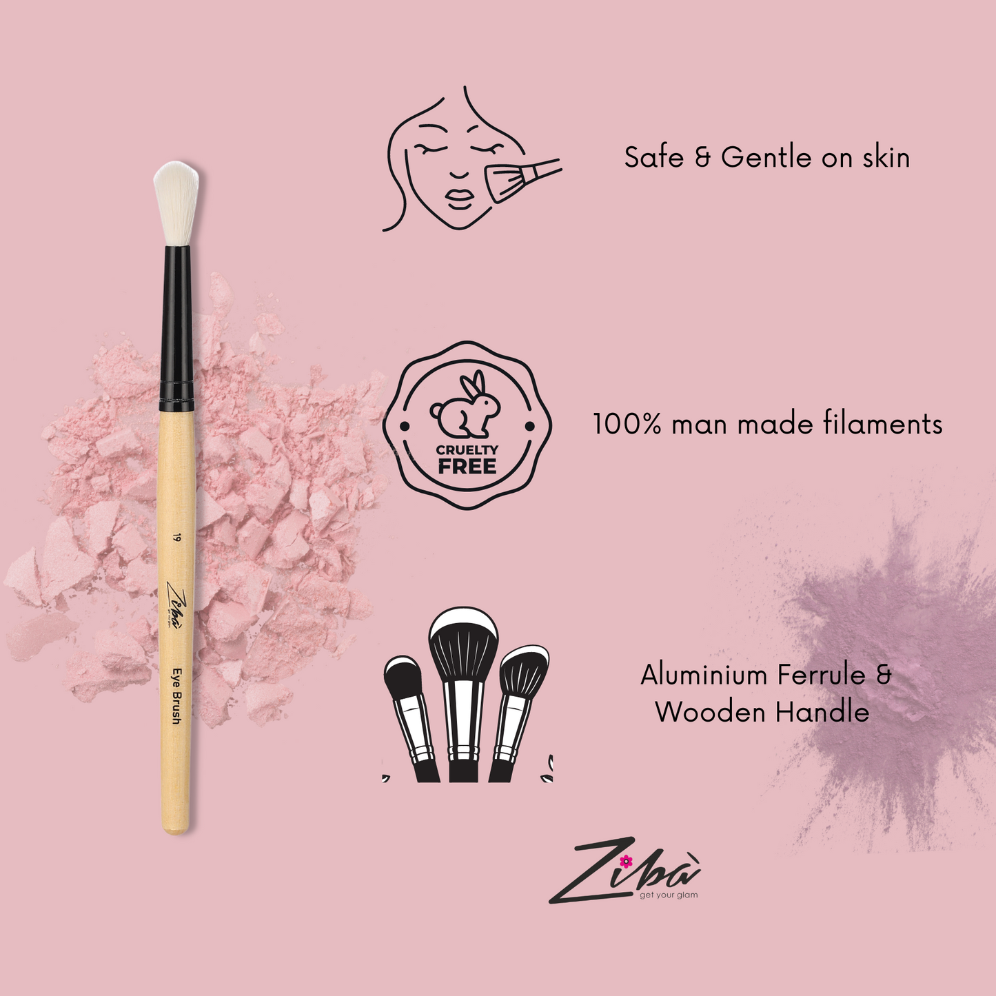 Ziba Round Eye Brush