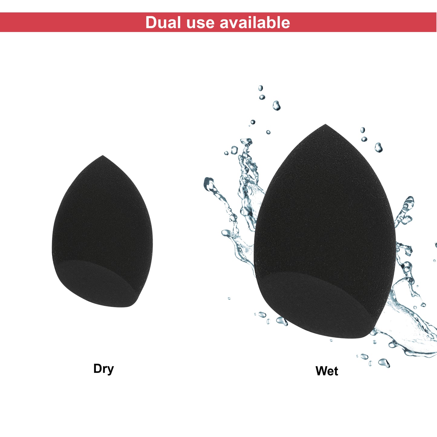 Makeup Sponge – Black – Olive Cut