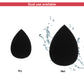 Makeup Sponge – Black – Waterdrop