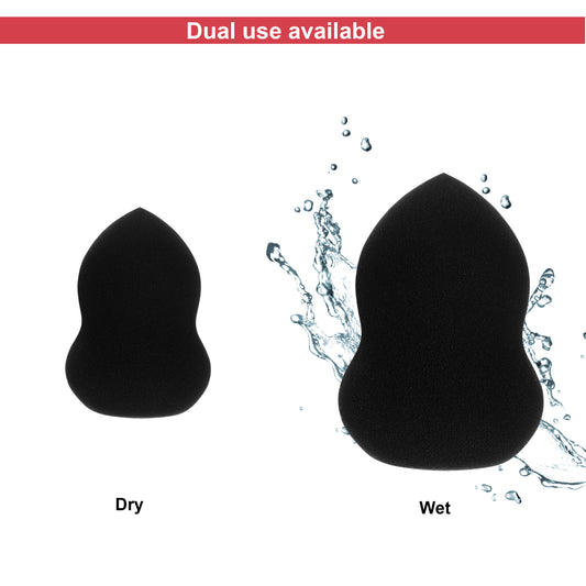 Makeup Sponge – Black – Gourd Shape
