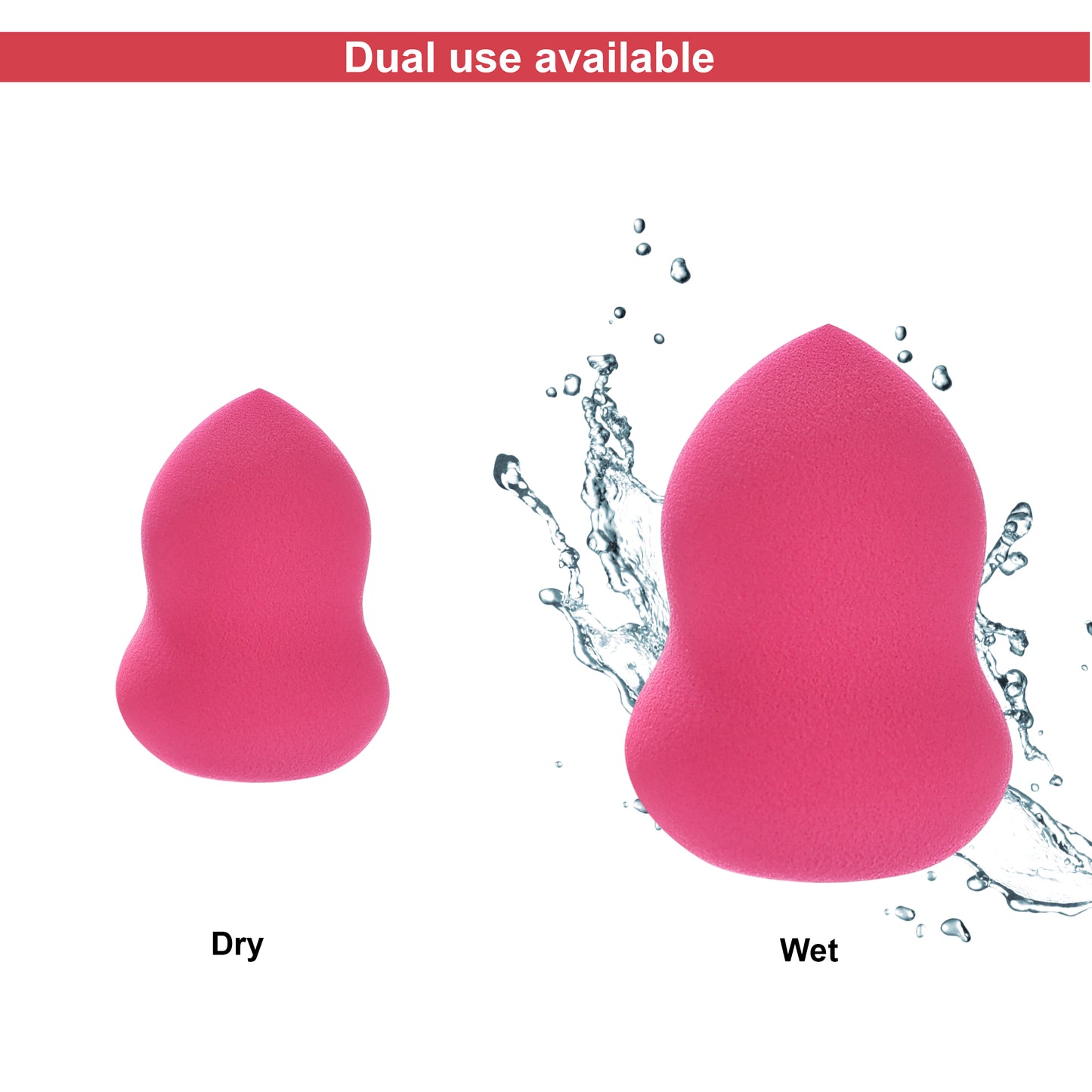 Makeup Sponge – Pink – Gourd Shape