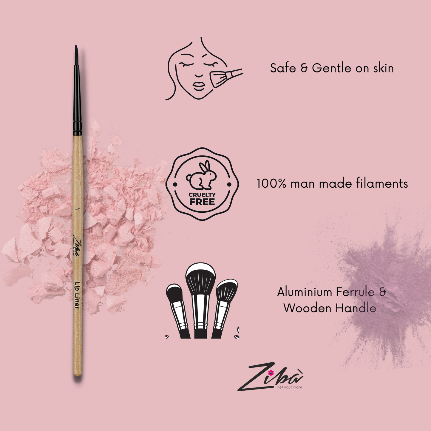 Ziba Lip Liner Brush