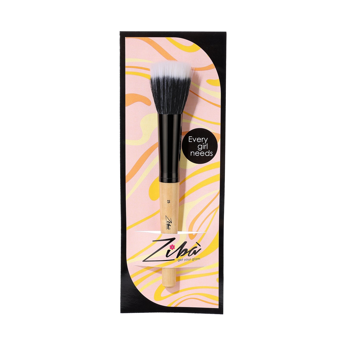 Ziba Buffer Brush Wooden Handle