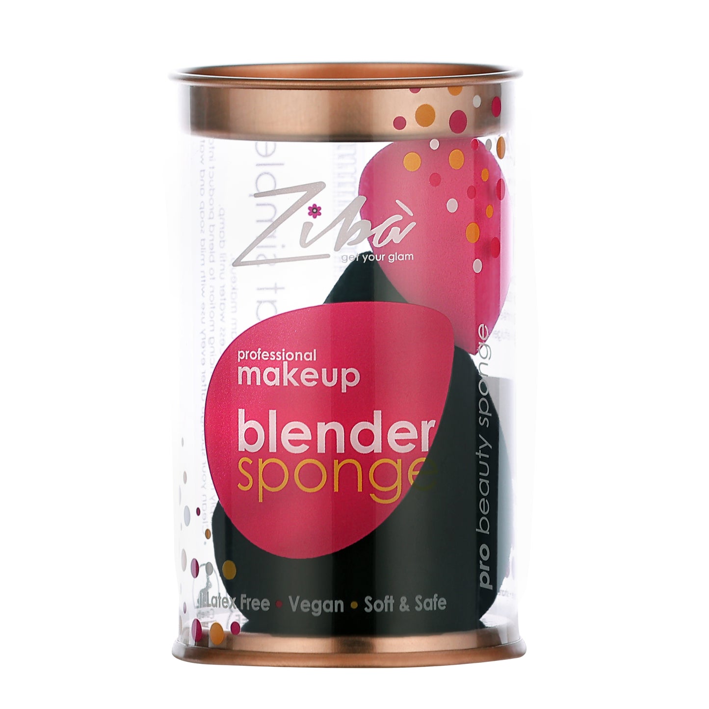 Makeup Sponge – Black – Two Cuts