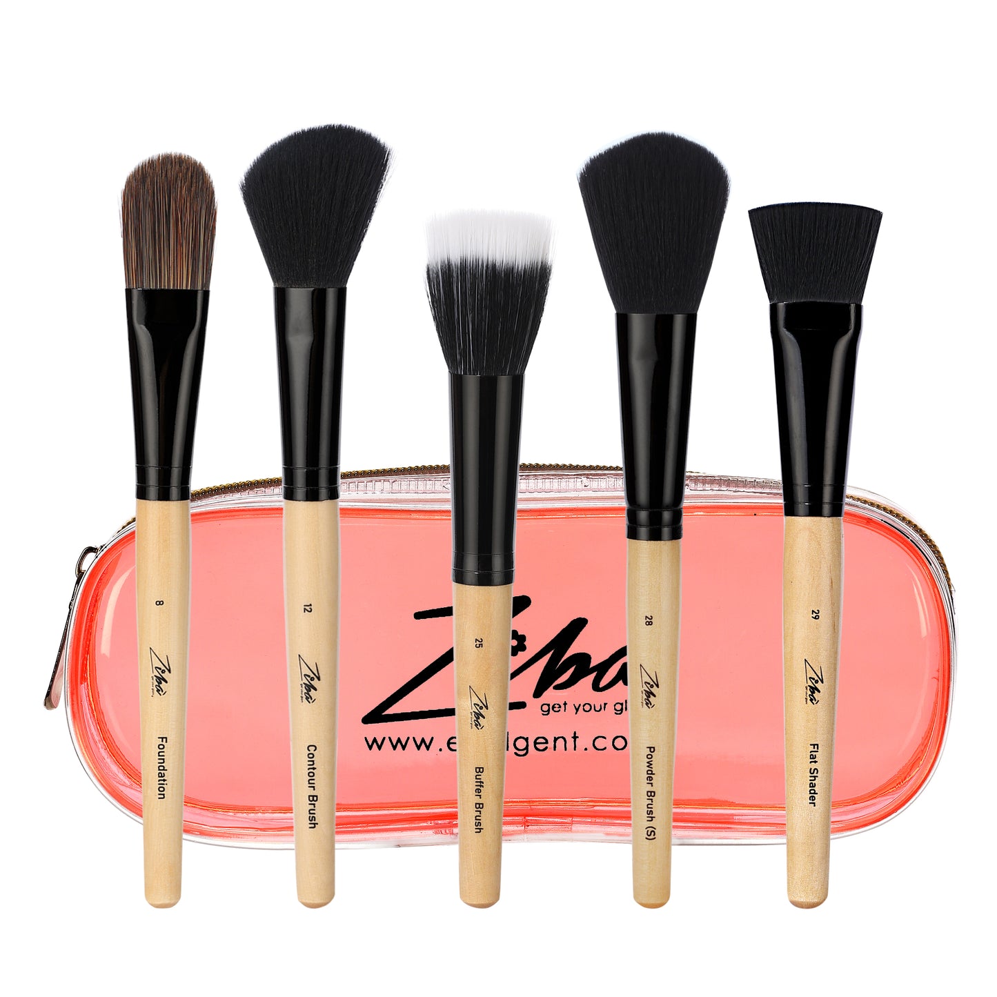Ziba – Set Of 5 Brushes
